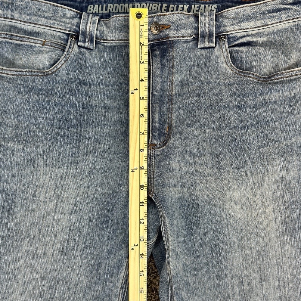 Duluth Ballroom Double Flex Jeans Slim Fit Light Wash Men 38x32 Utility Denim - Picture 10 of 11